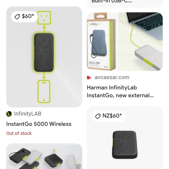 NWT! INFINITY LAB Instant Go 5000 Powerbank - Picture 8 of 9